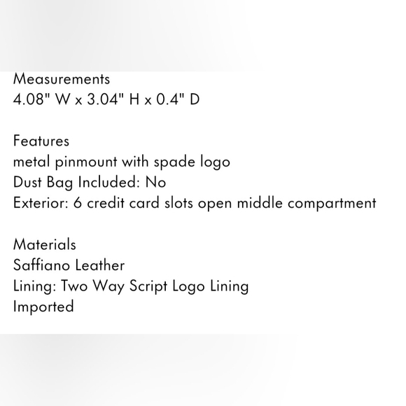 New Kate Spade Lucy Small L Zip Wristlet & Matching Madison Card Case & Earring - Picture 15 of 15